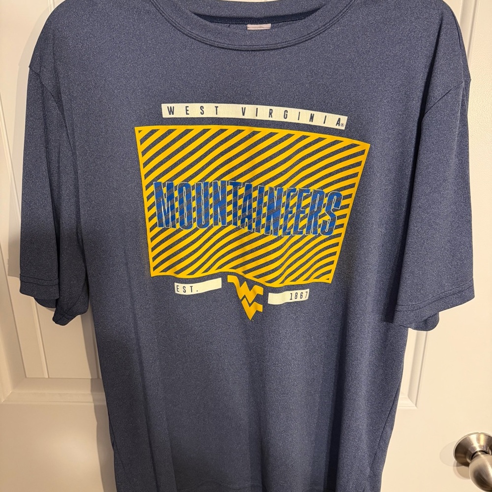 West Virginia Mountaineers Blue Graphic Tee